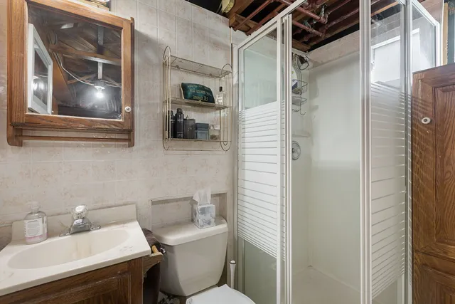 a room with storage and utility