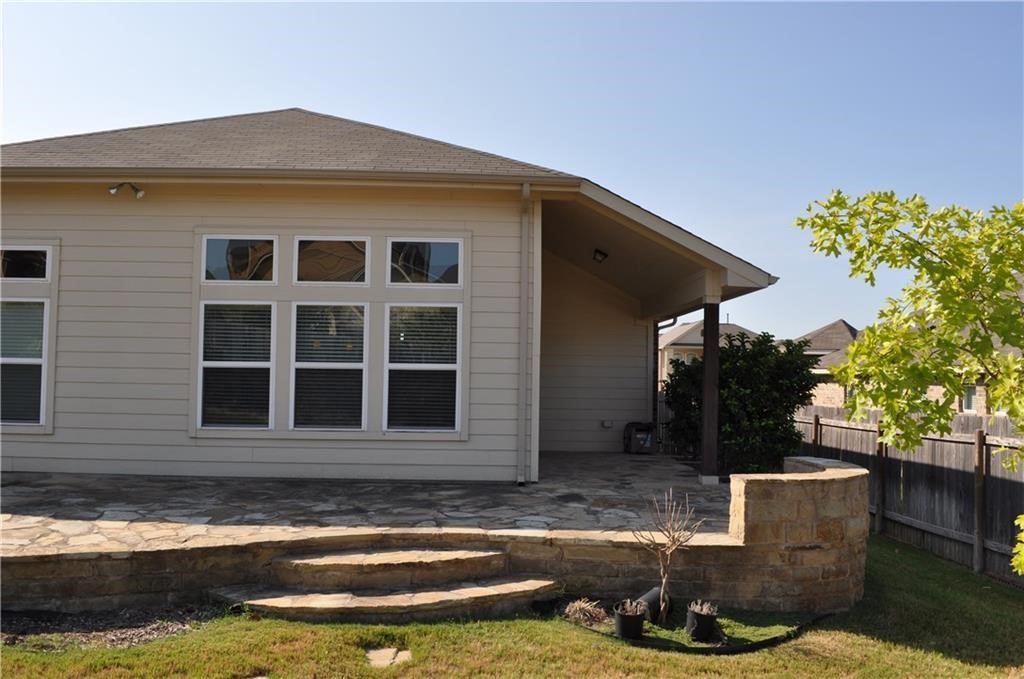 3645 Rams Horn Way Round Rock, TX 78665 - Photo 15 of 16 Rear view of property featuring a patio