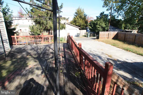 a view of outdoor space and deck