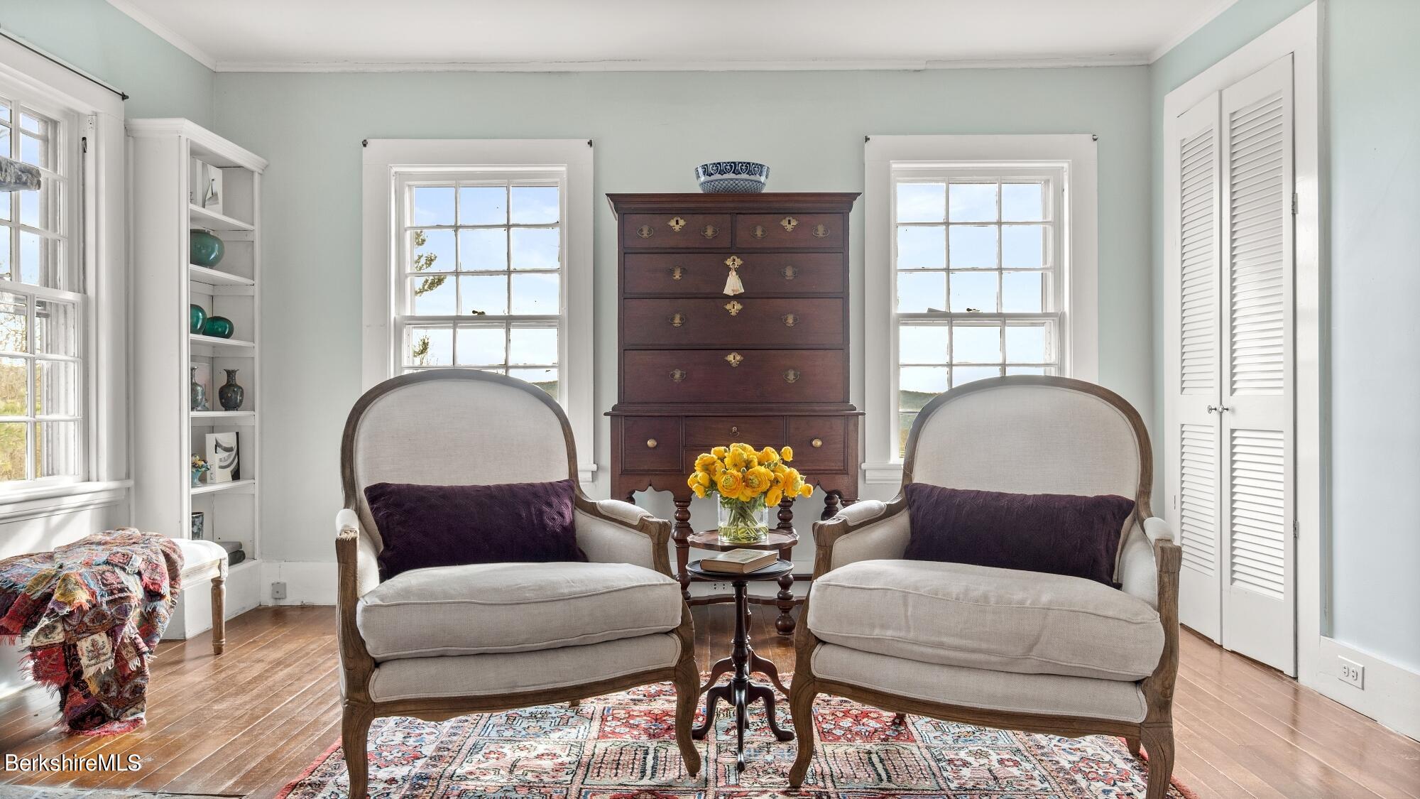 9 Brace Road Tyringham, MA 01264 - Photo 21 of 27 a living room with furniture and window
