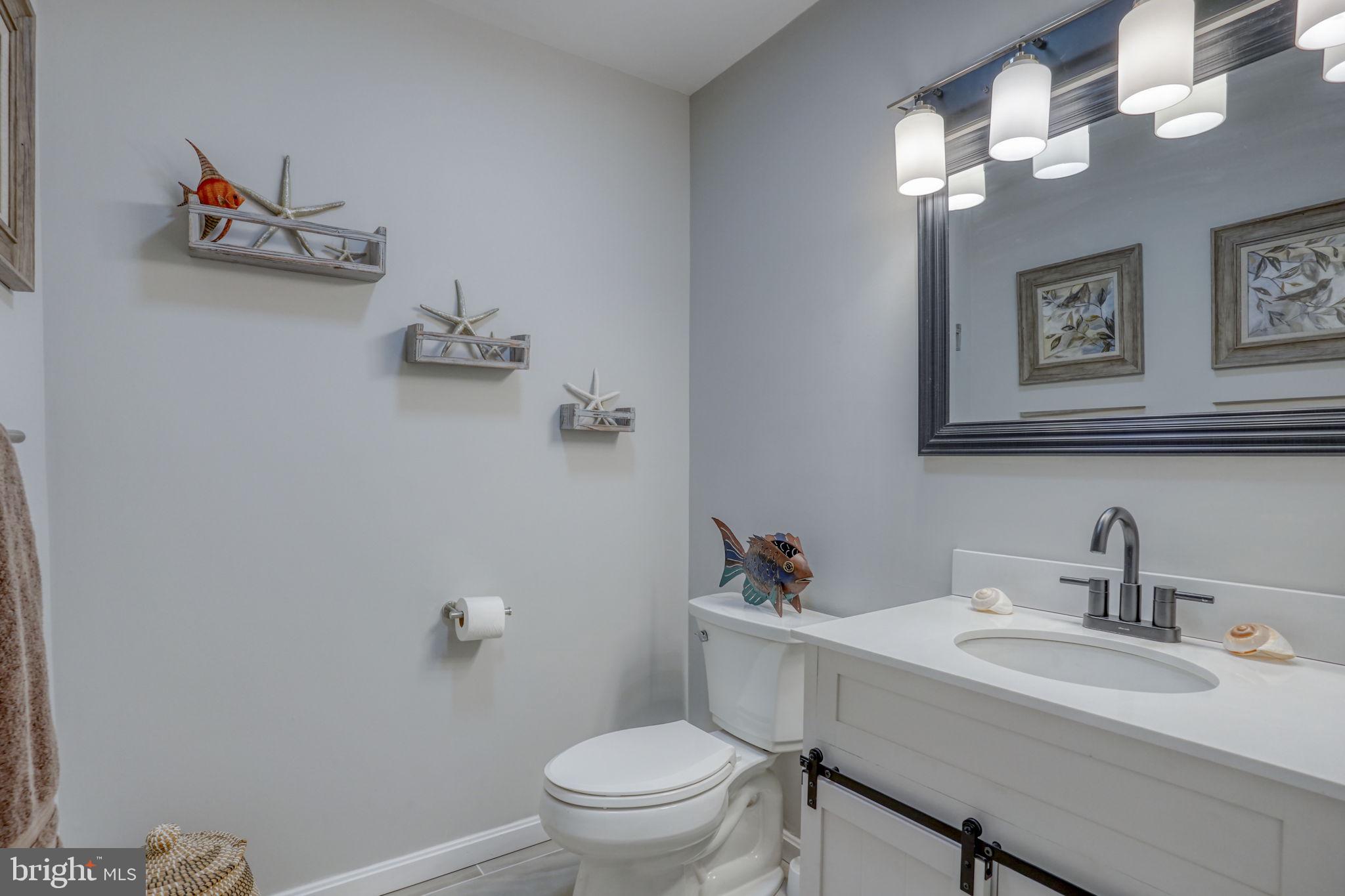 10821 Shawnee Road Harrington, DE 19952 - Photo 44 of 53 a bathroom with a sink mirror and toilet