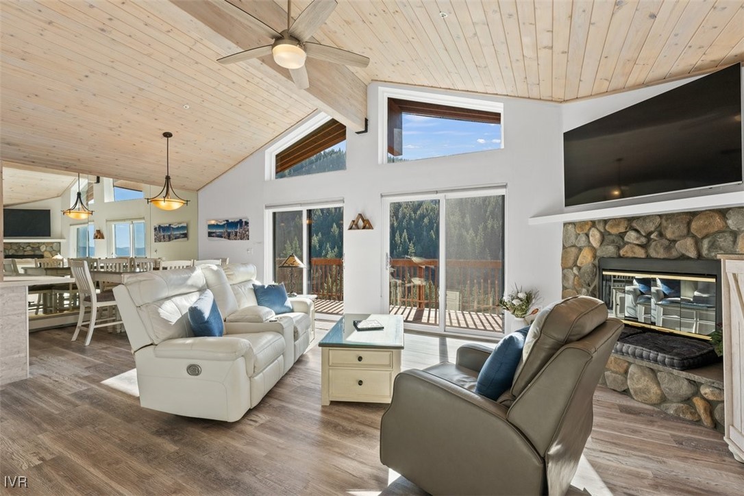 400 Fairview Boulevard, Unit 86 Incline Village, NV 89451 - Photo 6 of 36 a living room with furniture and a flat screen tv