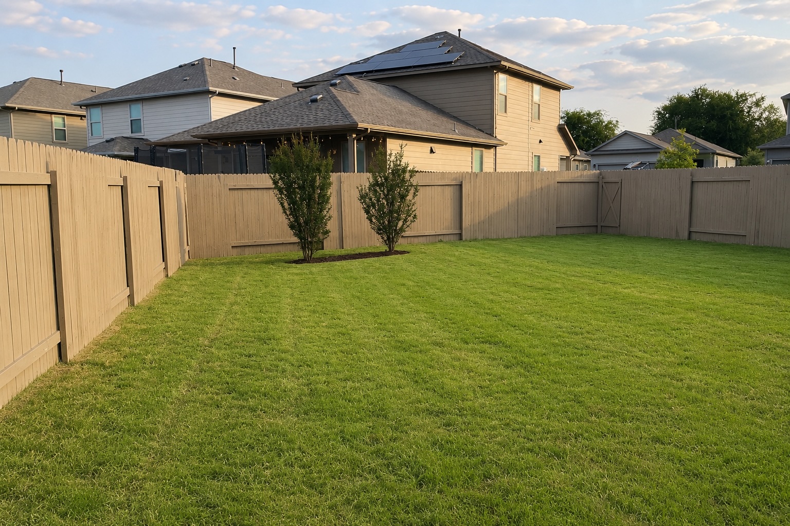 508 Rearing Mare Pass Georgetown, TX 78626 - Photo 20 of 24 A spacious, enclosed backyard offers abundant green space for recreation and relaxation.