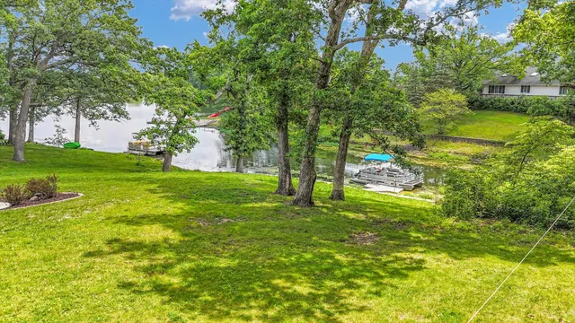 a bird view of a garden