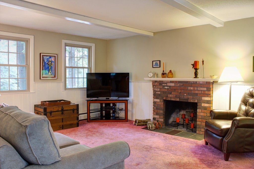25 Green Valley Road Medway, MA 02053 - Photo 28 of 30 a living room with furniture and a fireplace