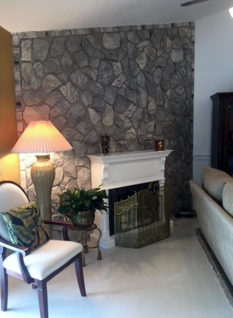 228 Northwest 69th Street Boca Raton, FL 33487 - Photo 13 of 31 a living room with furniture and a fireplace