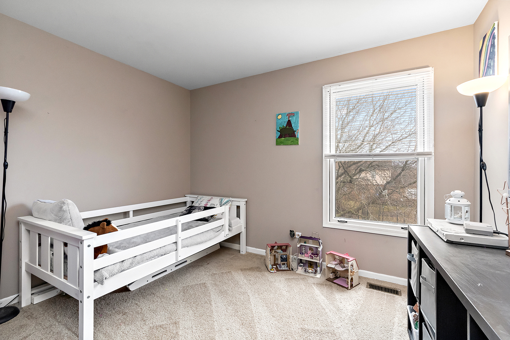 1813 Newport Road Downers Grove, IL 60516 - Photo 18 of 23 a bedroom with furniture and a window