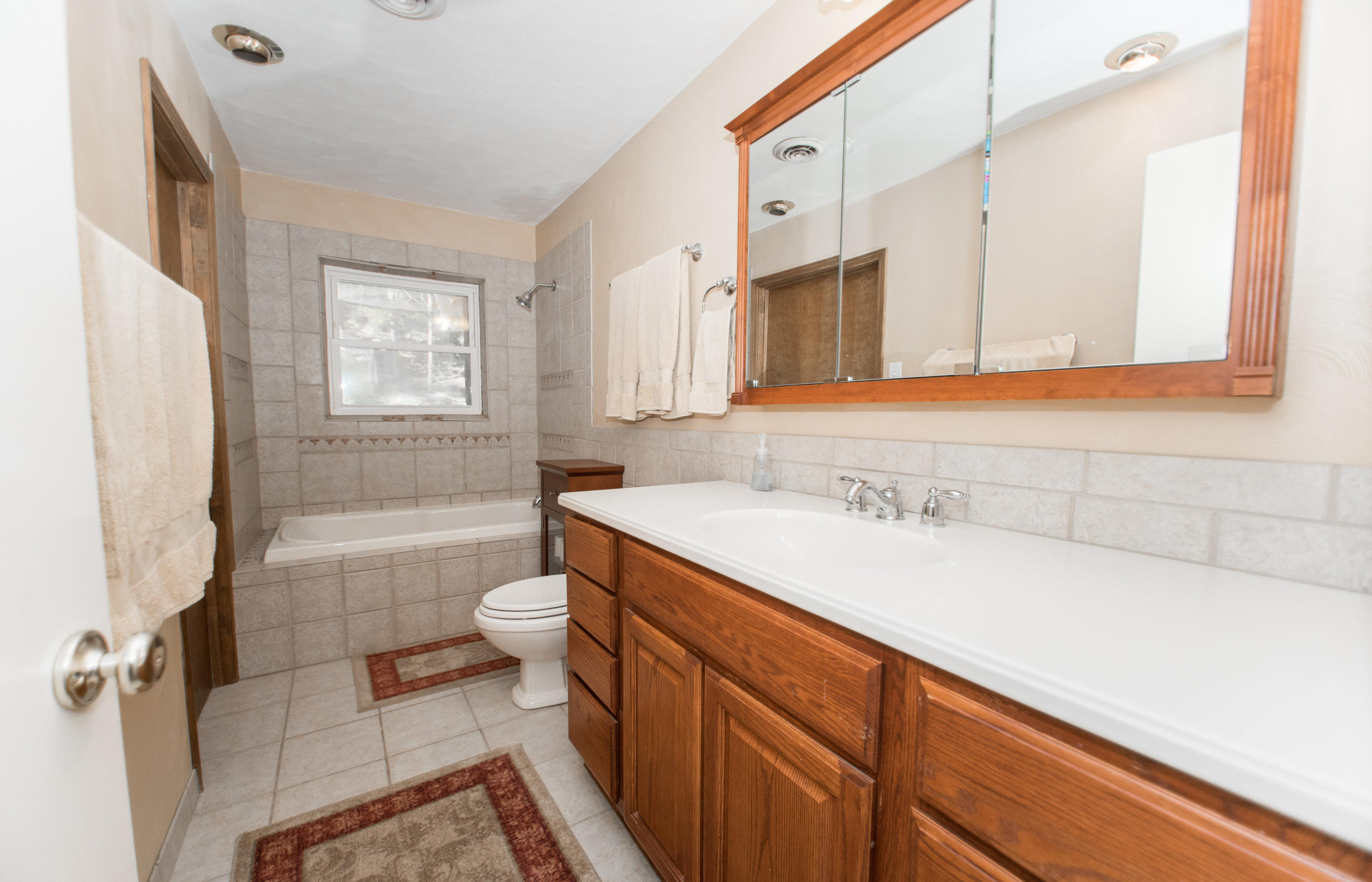 2524 Blue Ridge Springs Road Blue Ridge, VA 24064 - Photo 36 of 44 a bathroom with a sink a toilet and shower