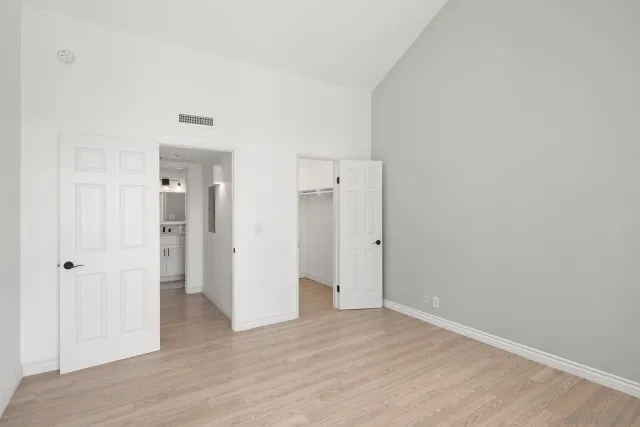 wooden floor in an empty room