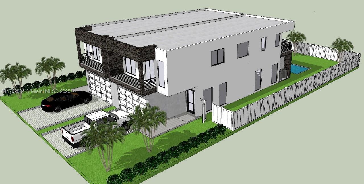 1660 Southwest 24th Avenue Miami, FL 33145 - Photo 6 of 14 a balcony with flower plants and wooden fence