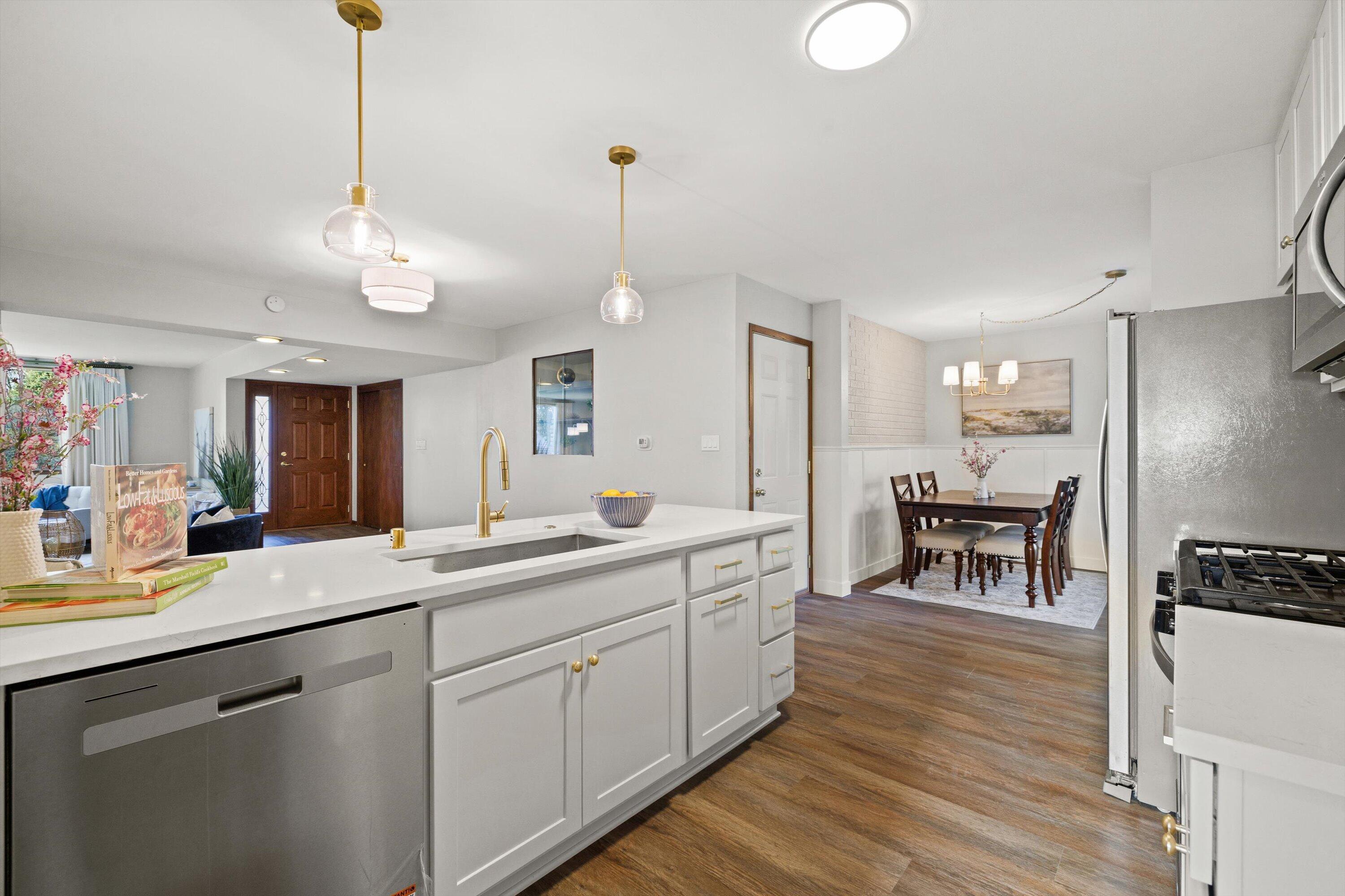 726 Royal Park Road Caledonia, WI 53402 - Photo 6 of 29 Open dining layout connects seamlessly to the kitchen, ideal for hosting and entertaining