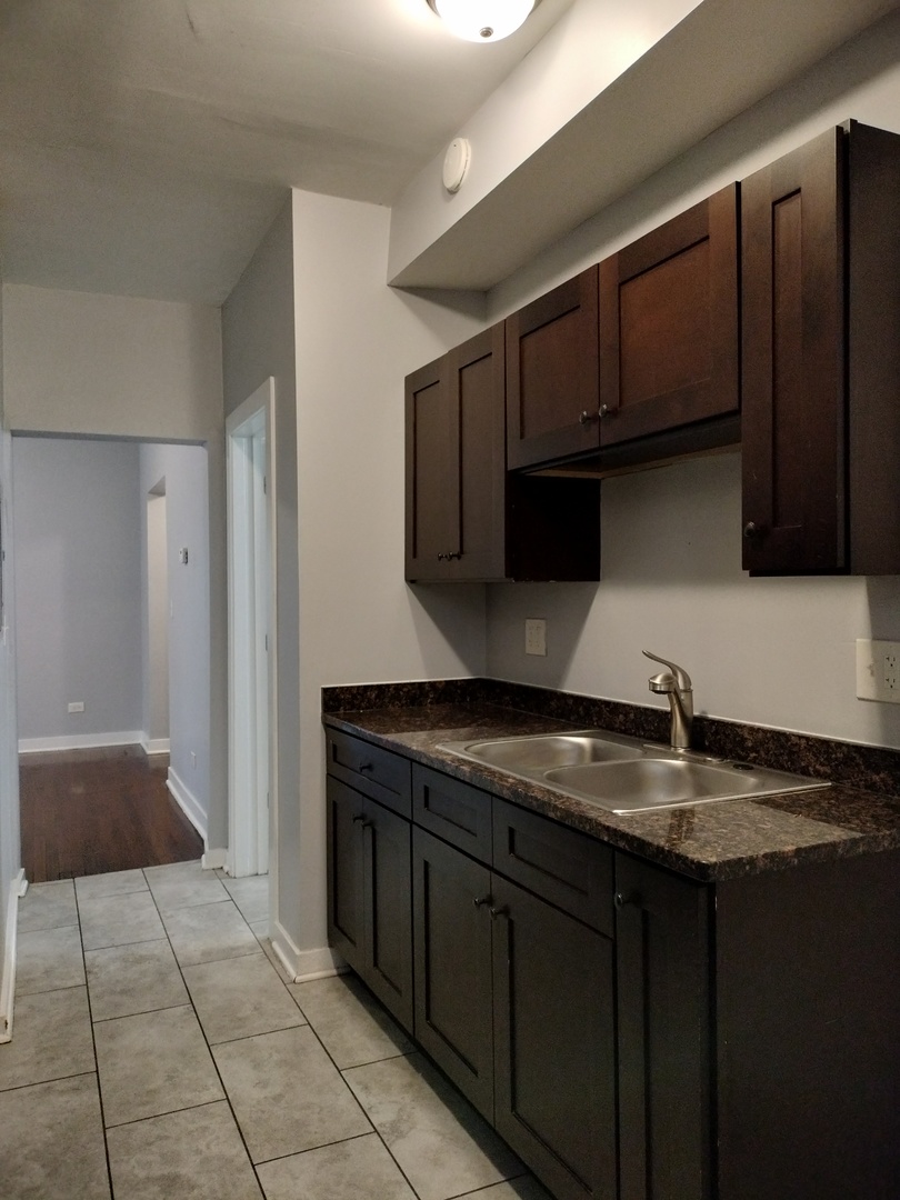 6603 South Bishop Street, Unit 66032 Chicago, IL 60636 - Photo 13 of 19 a kitchen with stainless steel appliances granite countertop a sink and a stove