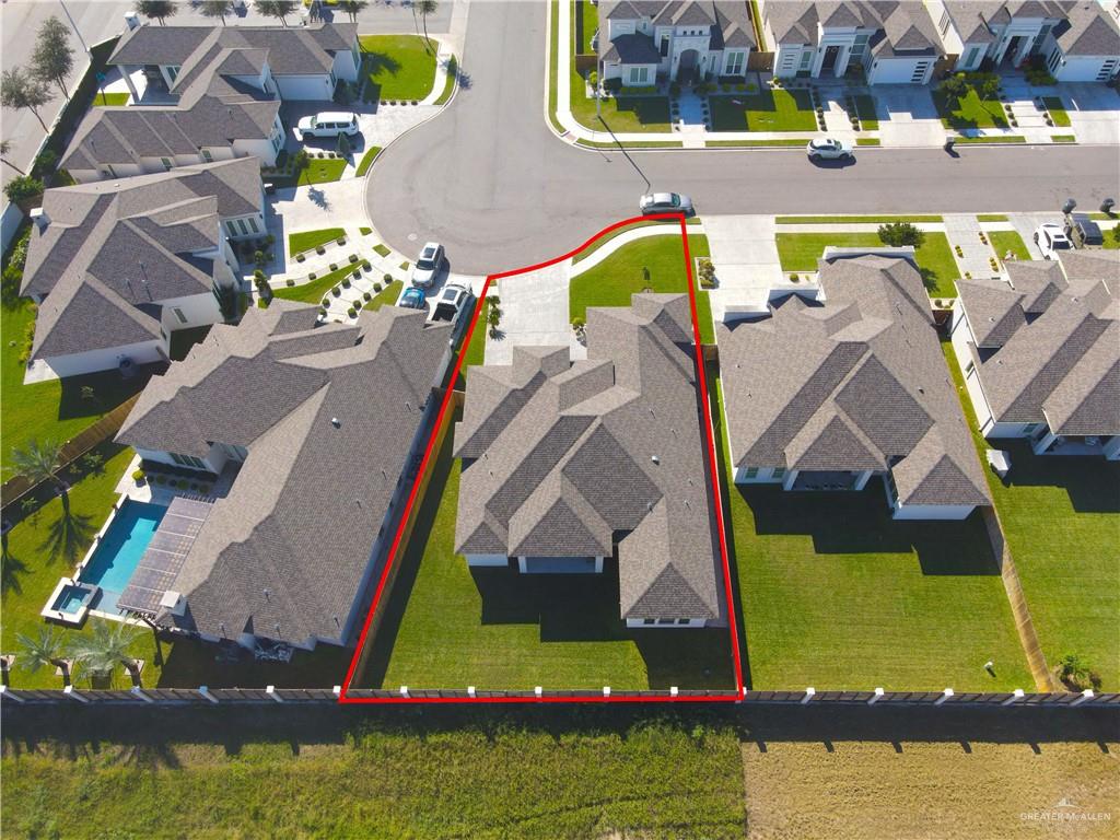 1515 Duke Street Mission, TX 78572 - Photo 29 of 33 an aerial view of a house with a swimming pool