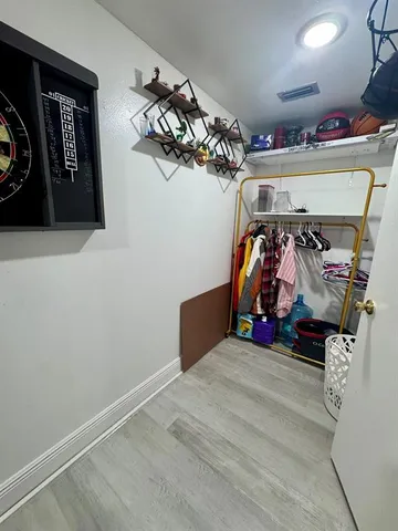 a view of a storage room with a lot of stuff