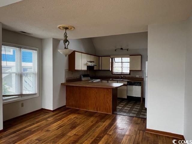 310 Lakeside Drive, Unit A Surfside Beach, SC 29575 - Photo 2 of 13 Kitchen with range, kitchen peninsula, dishwasher,