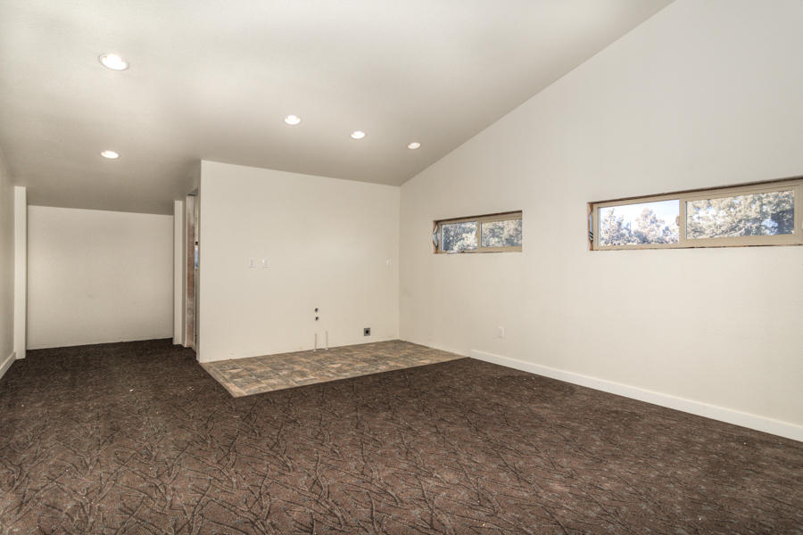 62015 Byram Road Bend, OR 97701 - Photo 52 of 56 This photo and the next 3 are of the upstairs area in the shop. It is an unfinished, unpermitted guest quarters.