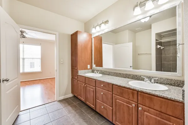 a view of a building and swimming pool