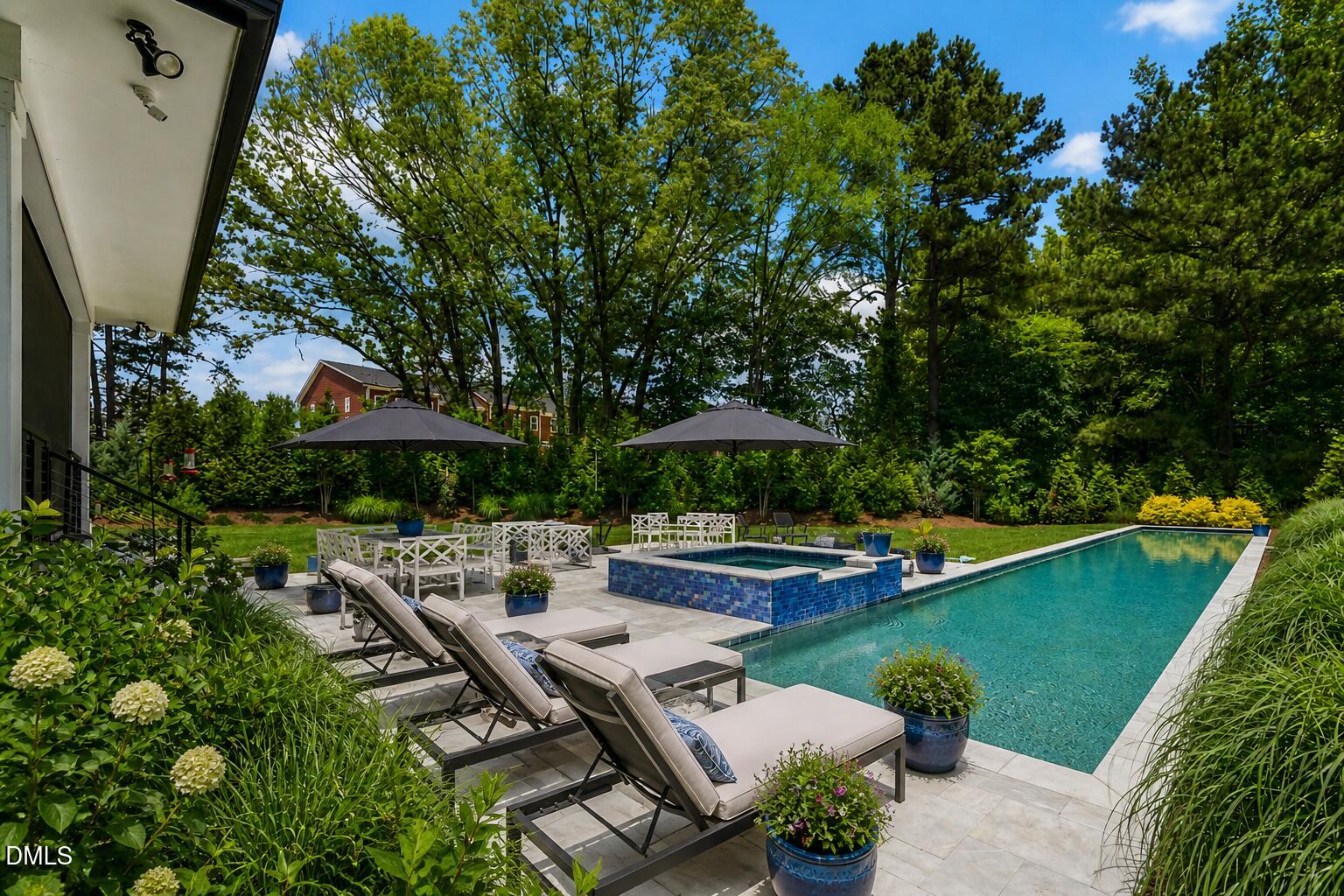 132 Edward Booth Lane Durham, NC 27713 - Photo 53 of 68 Backyard and Pool