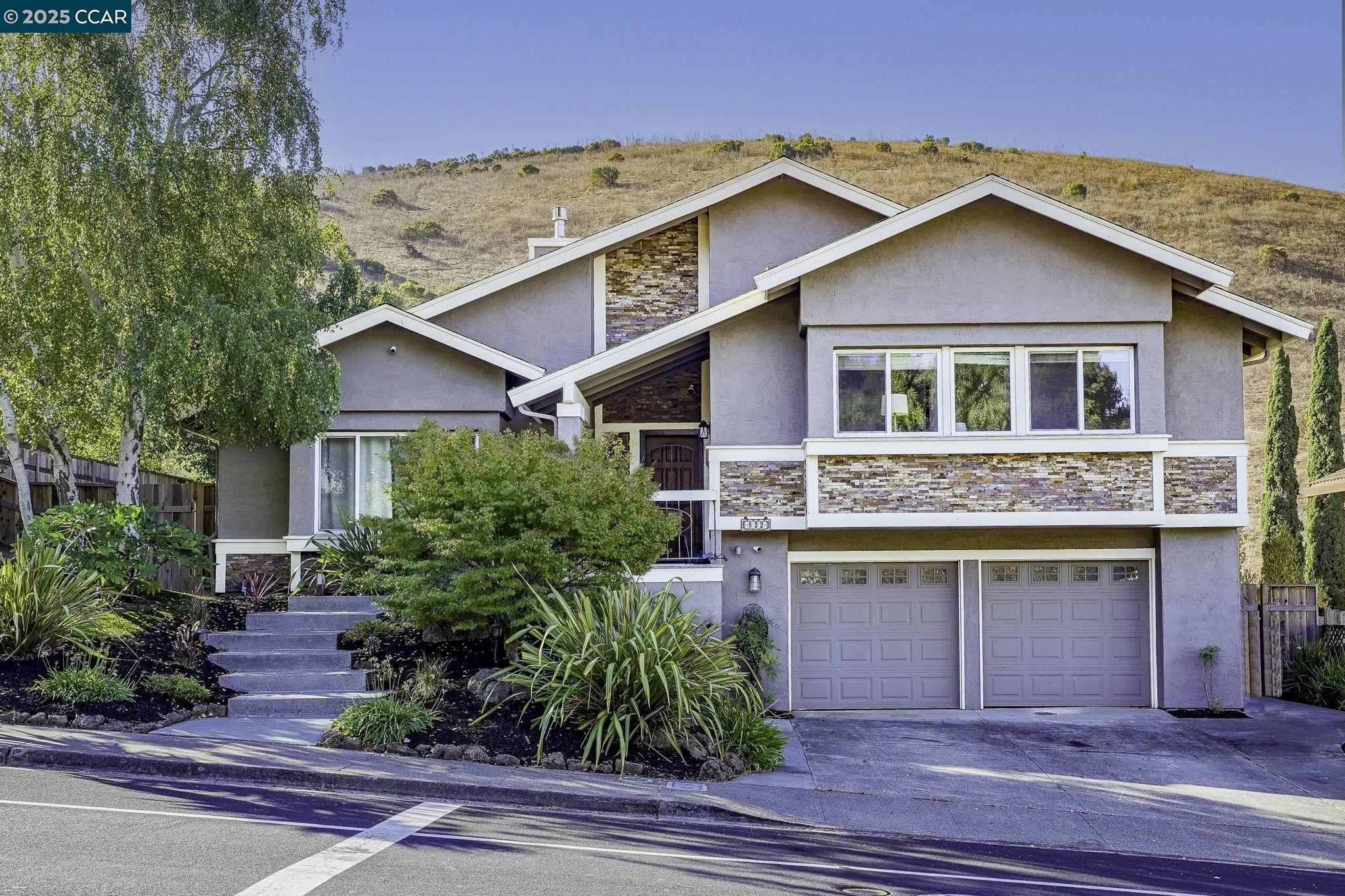 front view of house with a yard