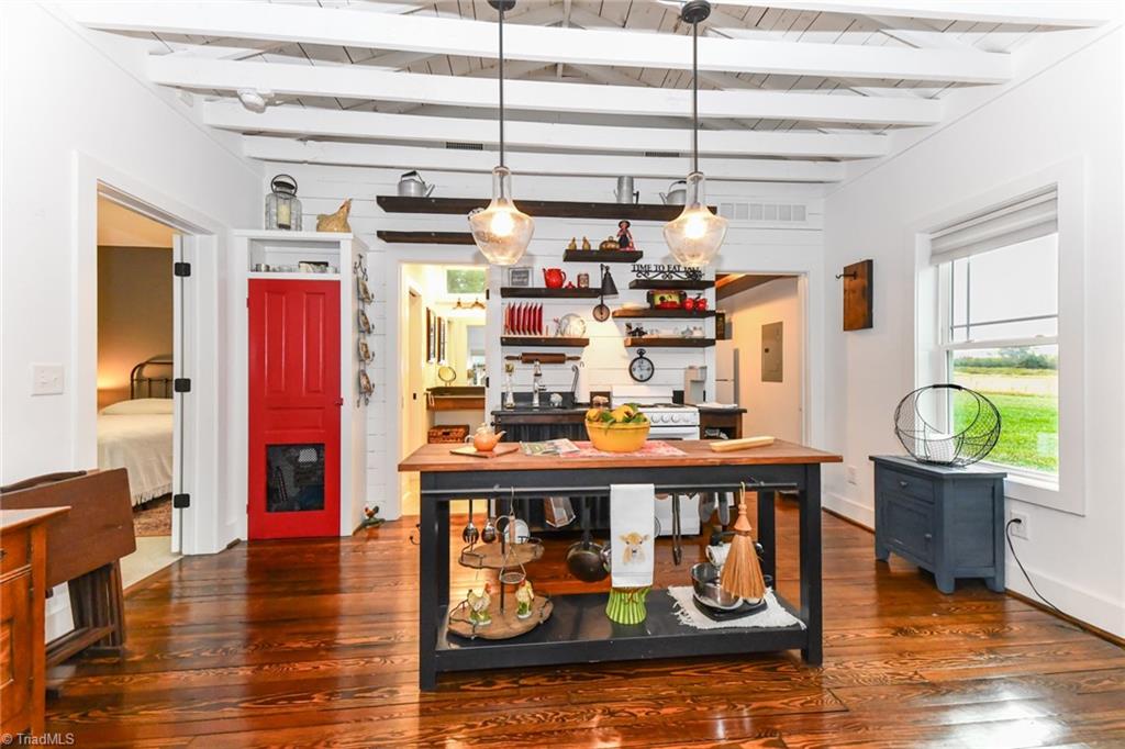 2195 Mizpah Church Road Rural Hall, NC 27045 - Photo 43 of 50 Open Shelving repurposed from original farmhouse