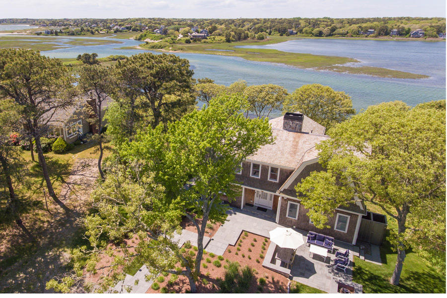 60 Tappan Drive Chatham, MA 02633 - Photo 2 of 46 a view of a city with an ocean view