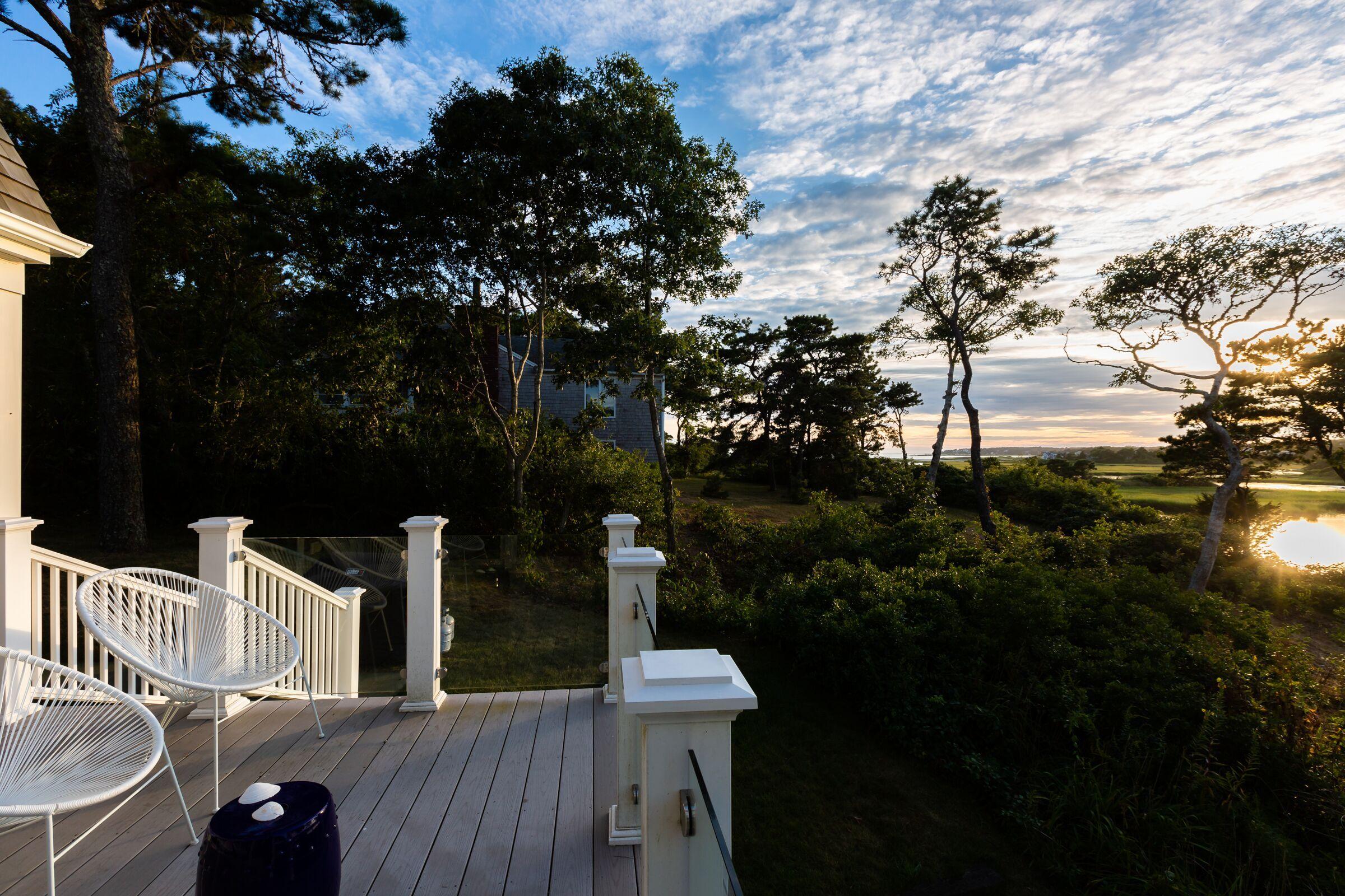 60 Tappan Drive Chatham, MA 02633 - Photo 37 of 46 a wooden bench sitting next to a yard