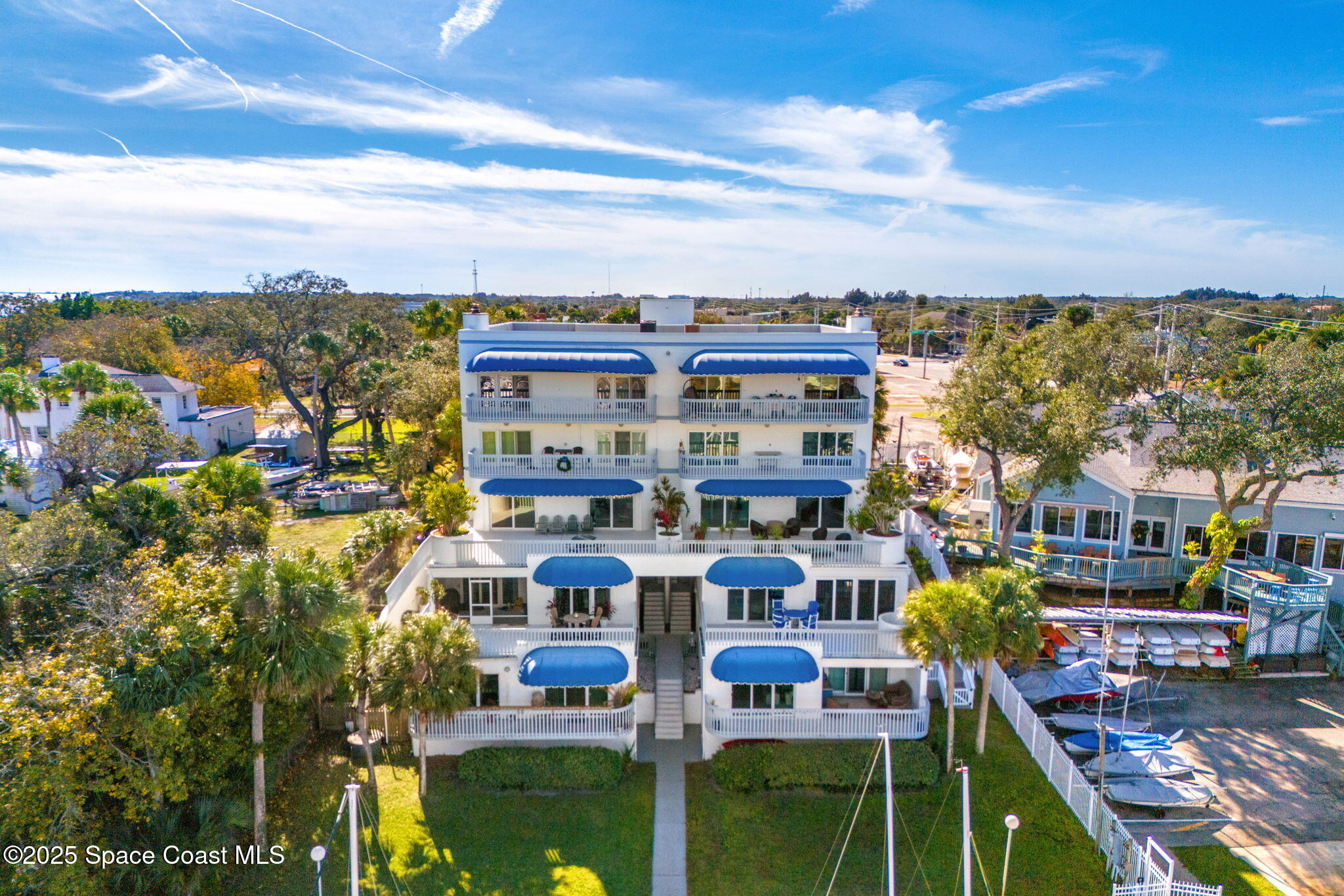 1208 East River Drive, Unit 201 Melbourne, FL 32901 - Photo 45 of 59 Aerial Views