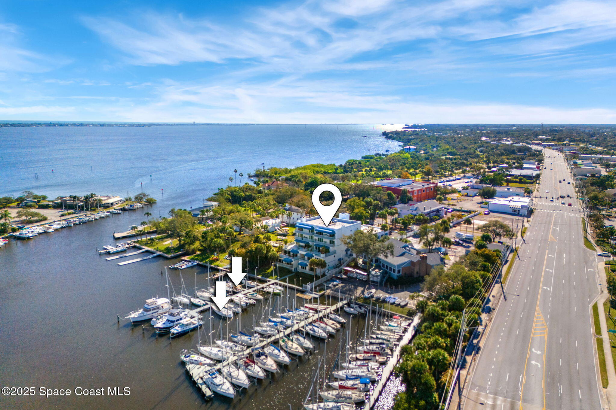 1208 East River Drive, Unit 201 Melbourne, FL 32901 - Photo 54 of 59 Aerial Views