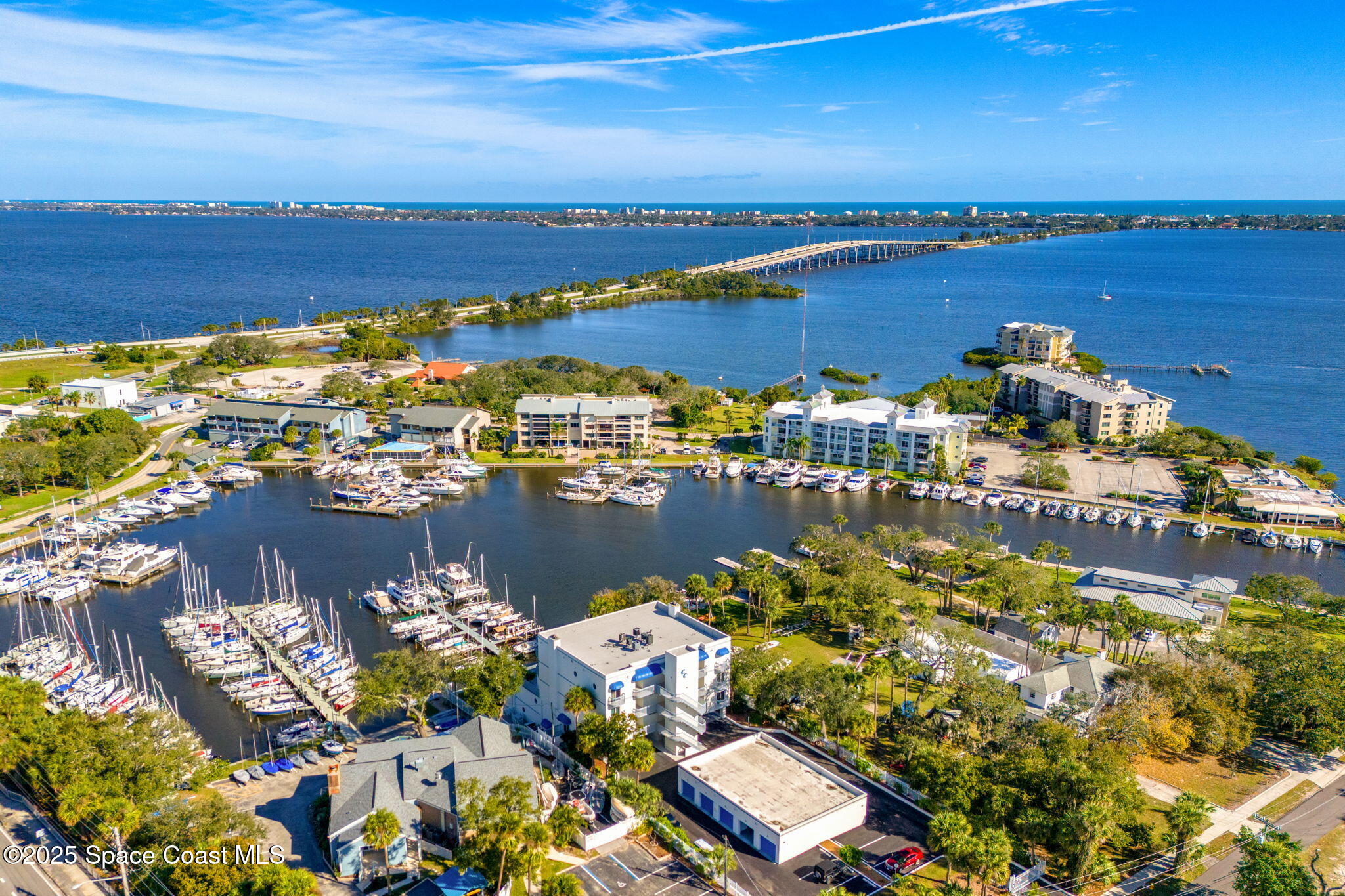 1208 East River Drive, Unit 201 Melbourne, FL 32901 - Photo 58 of 59 Aerial Views to Barrier Island