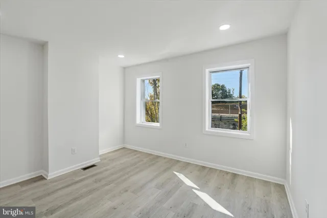 a view of an empty room