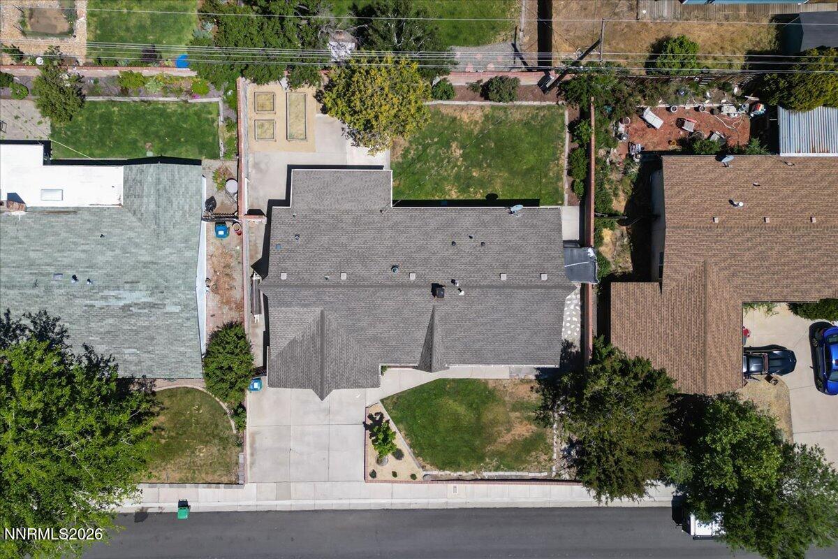 2205 Carlin Street Reno, NV 89503 - Photo 51 of 51 an aerial view of a house with a garden and plants