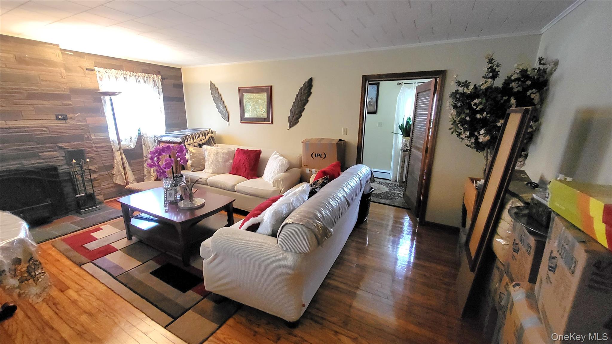1 Lawrence Road Poughkeepsie, NY 12601 - Photo 4 of 36 a living room with furniture and a flat screen tv