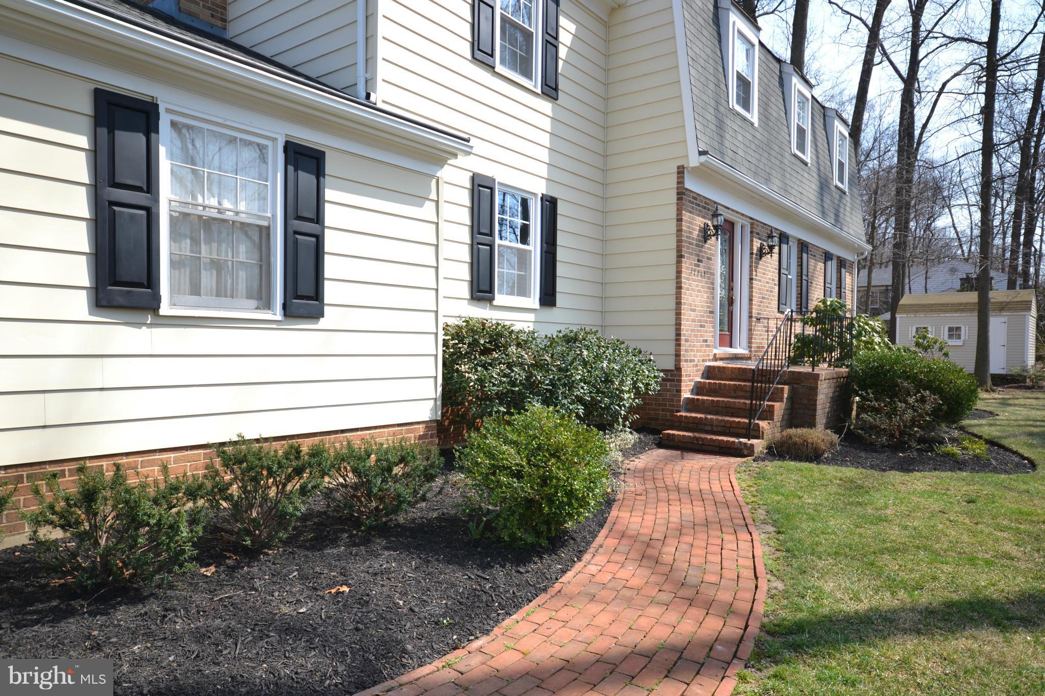 12909 Gent Road Reisterstown, MD 21136 - Photo 26 of 29 Front with brick path