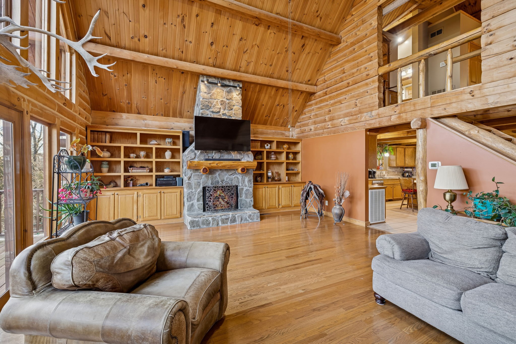 20151 Ben Fly Road Lyles, TN 37098 - Photo 19 of 98 a living room with furniture and a flat screen tv