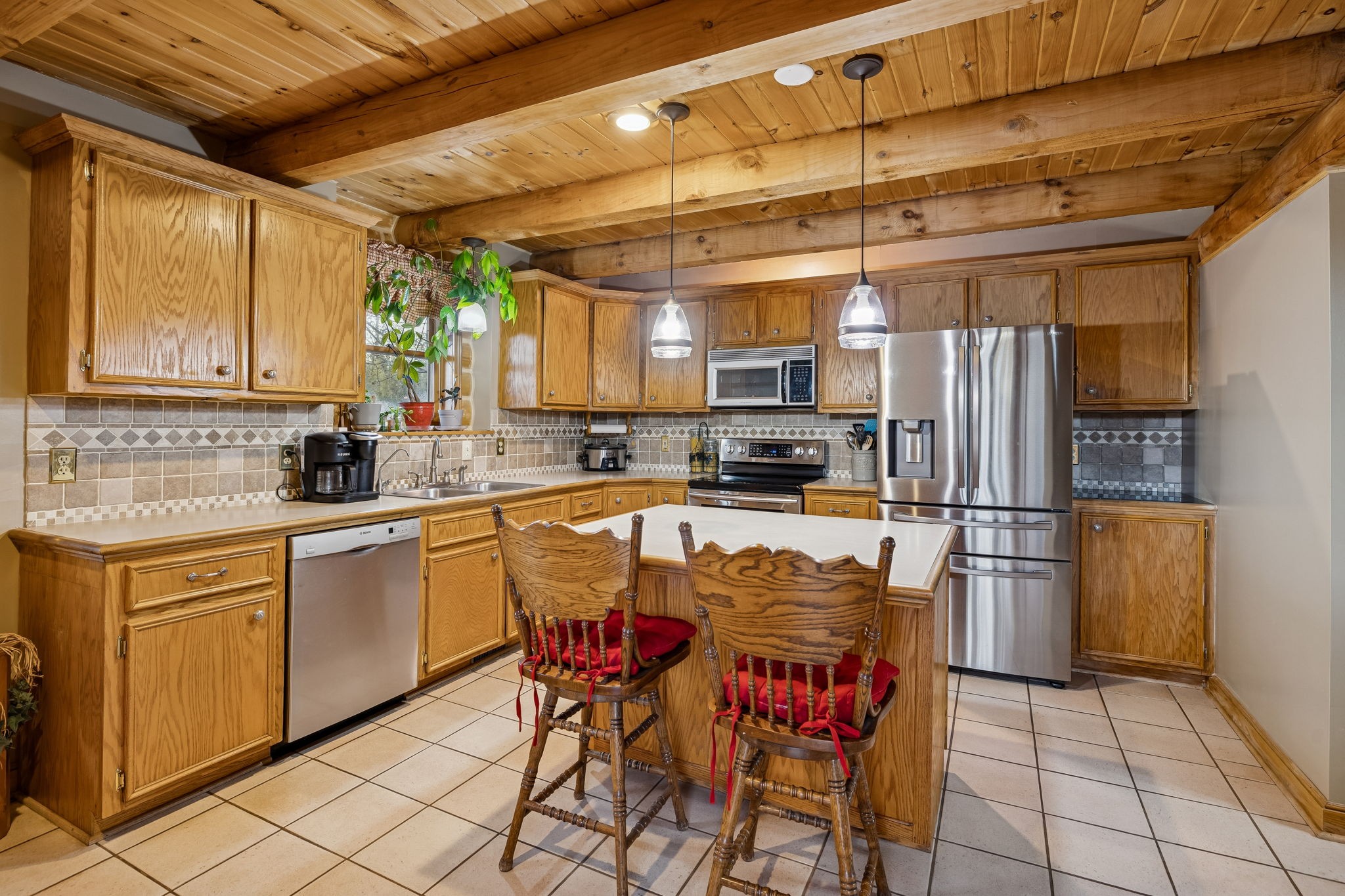 20151 Ben Fly Road Lyles, TN 37098 - Photo 35 of 98 a kitchen with refrigerator cabinets and a sink