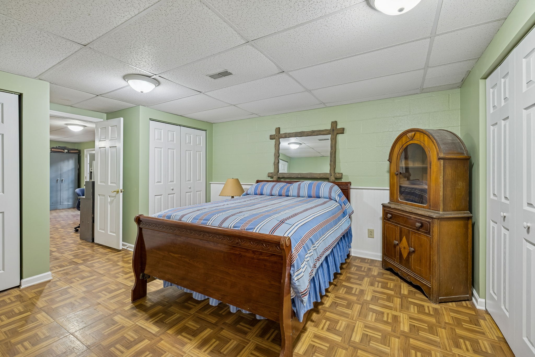 20151 Ben Fly Road Lyles, TN 37098 - Photo 52 of 98 a bedroom with a bed and a view of bathroom