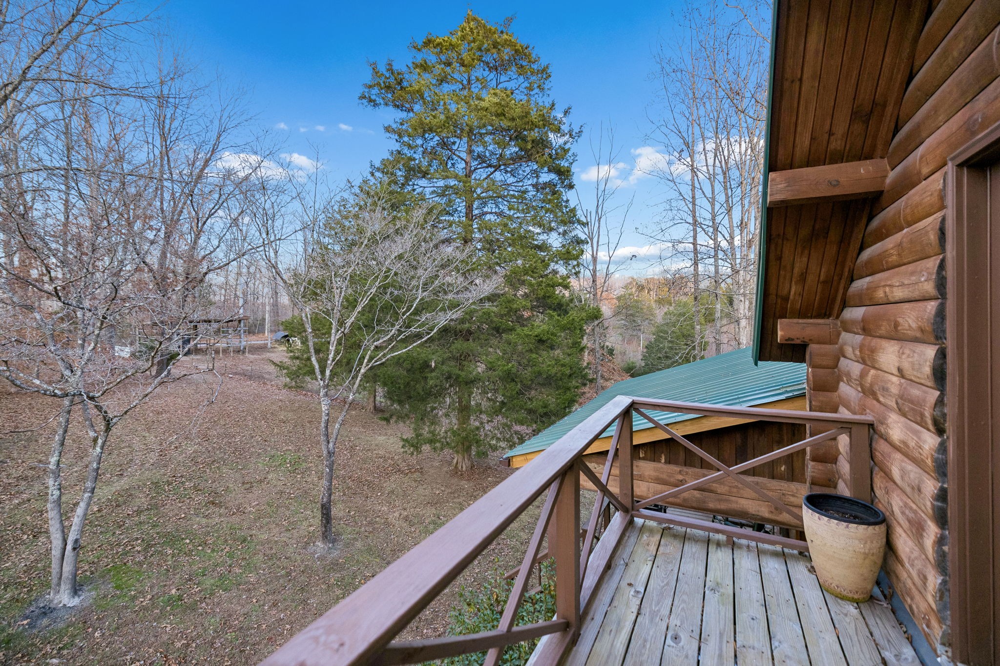 20151 Ben Fly Road Lyles, TN 37098 - Photo 58 of 98 a view of balcony with wooden floor and outdoor space