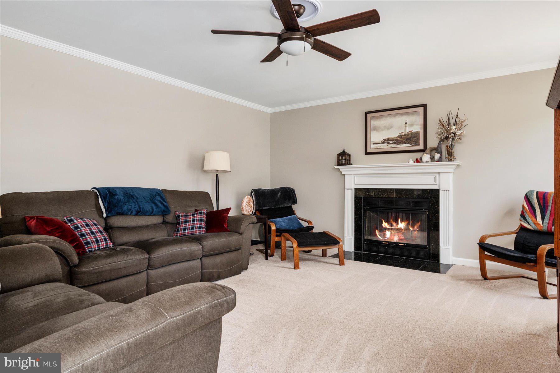 2709 Maynard Road Crofton, MD 21114 - Photo 14 of 45 Cozy fireplace living room
