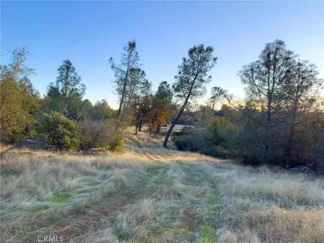 a view of lake with green space