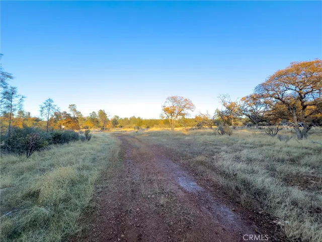 a view of an outdoor space with mountain view