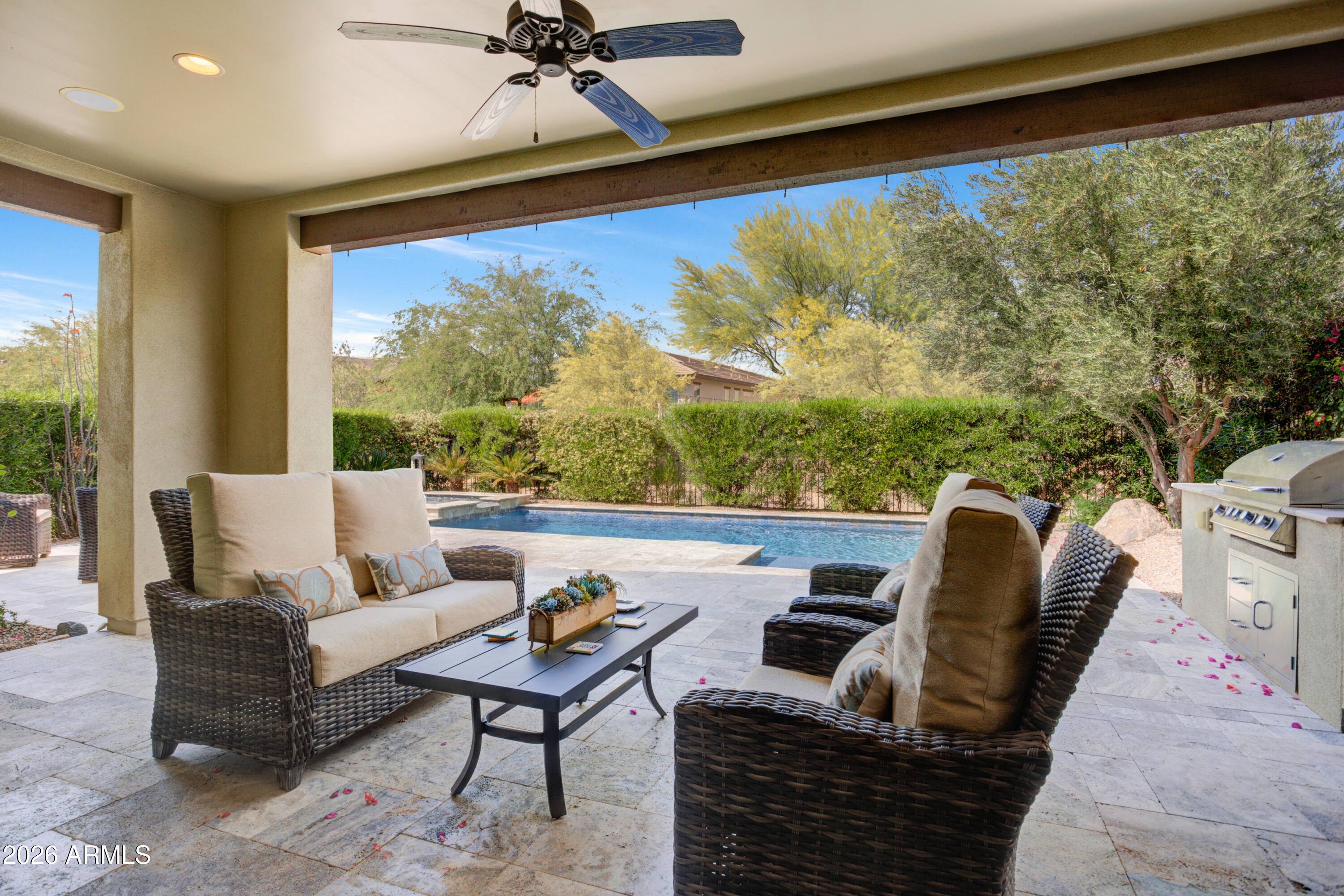 17964 East Silver Sage Lane Rio Verde, AZ 85263 - Photo 35 of 38 22-Covered Patio