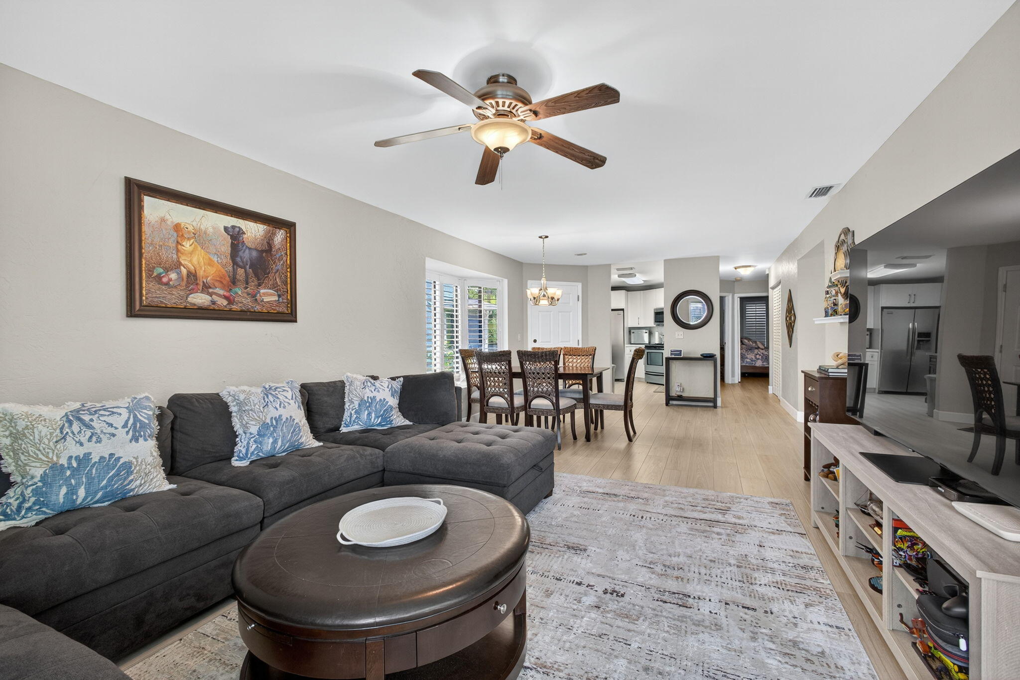 406 Harbour Pointe Way Greenacres, FL 33413 - Photo 23 of 79 a living room with furniture and a flat screen tv