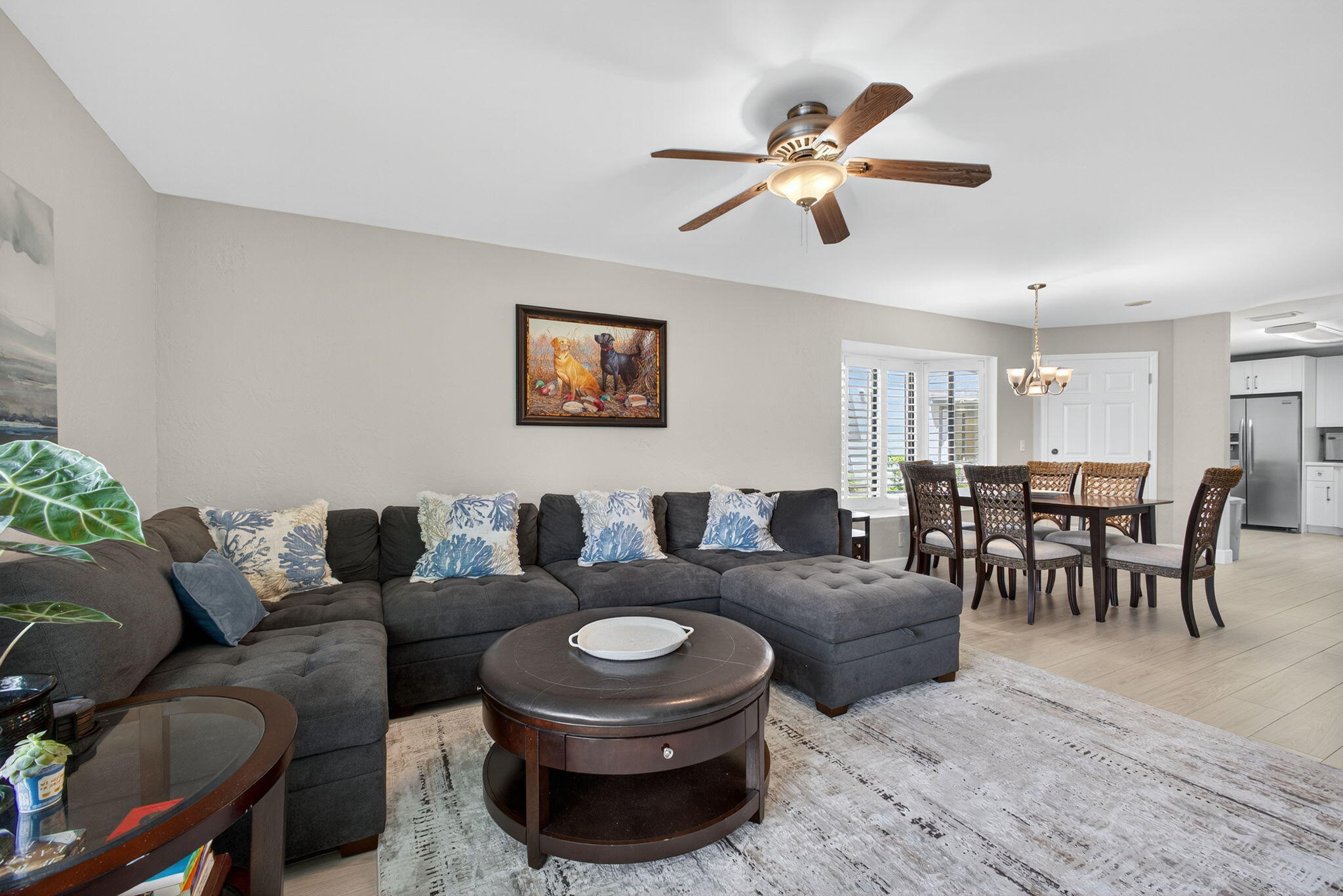 406 Harbour Pointe Way Greenacres, FL 33413 - Photo 24 of 79 a living room with furniture and a large window