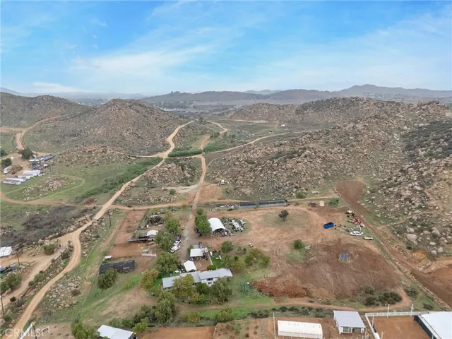 a view of city and mountain