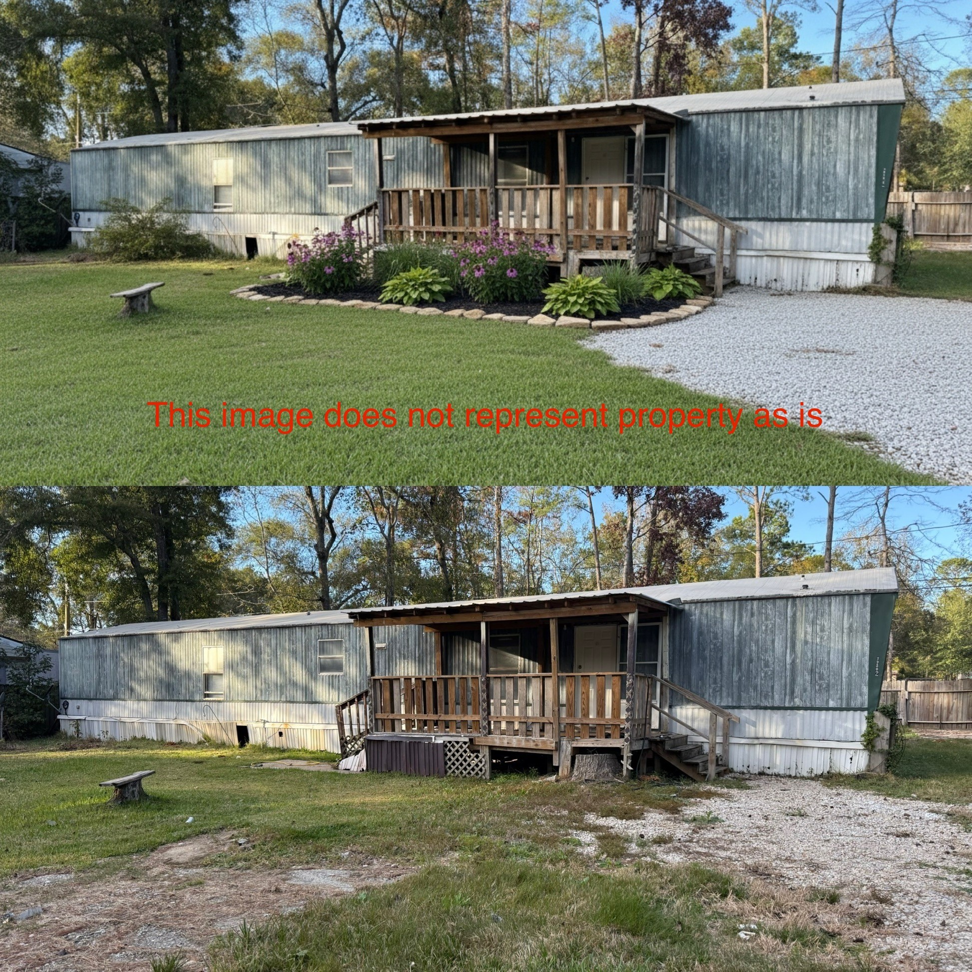 29302 Inverness Drive Magnolia, TX 77354 - Photo 8 of 8 a front view of a house with a garden and yard