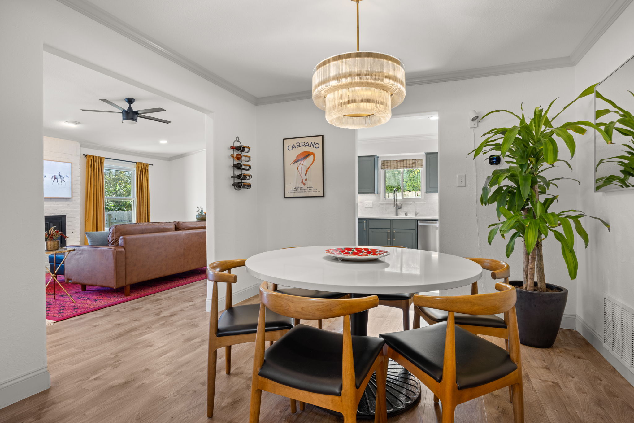 8401 Alabama Drive Austin, TX 78745 - Photo 7 of 23 a view of a dining room with furniture window and wooden floor
