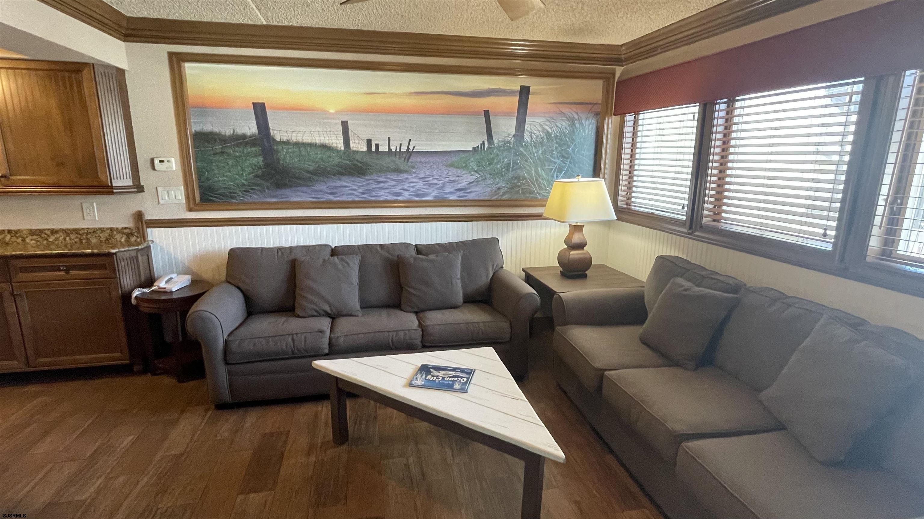 820 Ocean Avenue, Unit 115 Ocean City, NJ 08226 - Photo 38 of 58 a living room with furniture and a large window