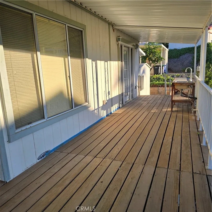 1536 South State Street, Unit 219 Hemet, CA 92543 - Photo 5 of 23 Back side of deck