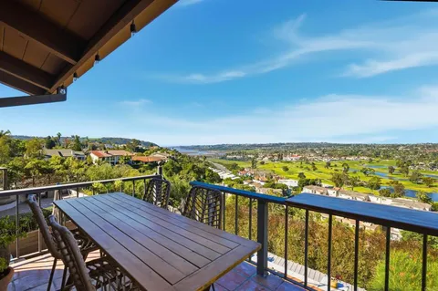 a front view of a house with a patio