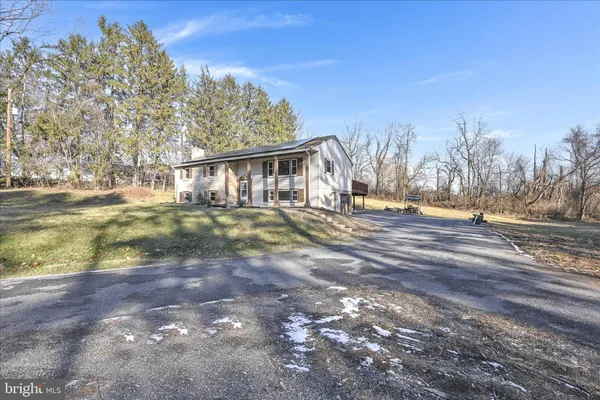 a backyard of a house